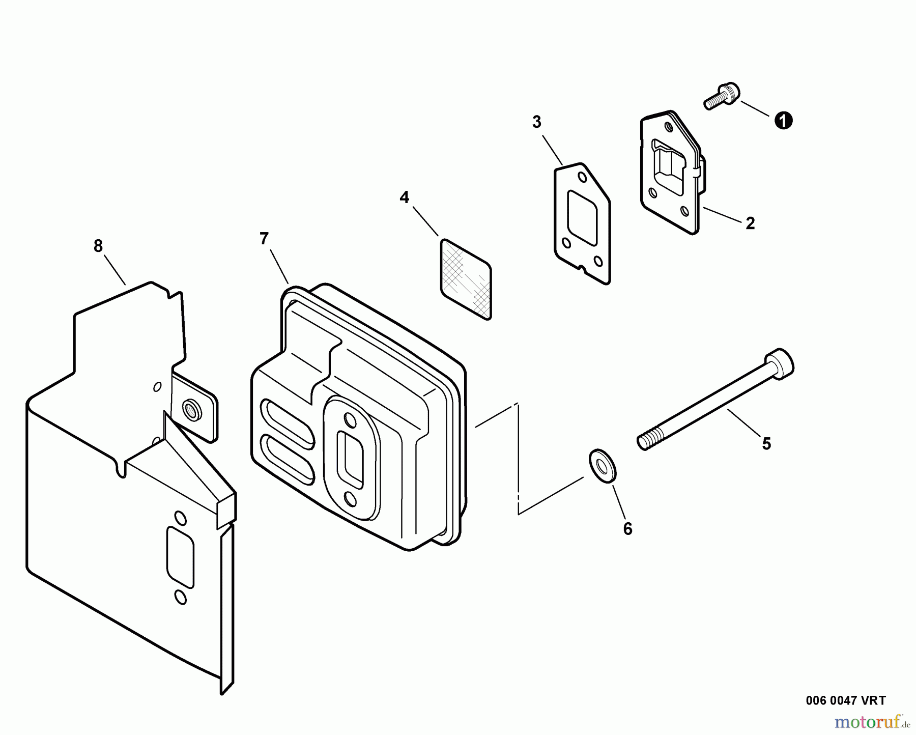  Echo Heckenscheren HC-150i - Echo Hedge Trimmer, S/N: S69911001001 - S69911999999 Exhaust