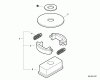 Echo HC-151 - Hedge Trimmer, S/N: S78211001001 - S78211999999 Ersatzteile Clutch