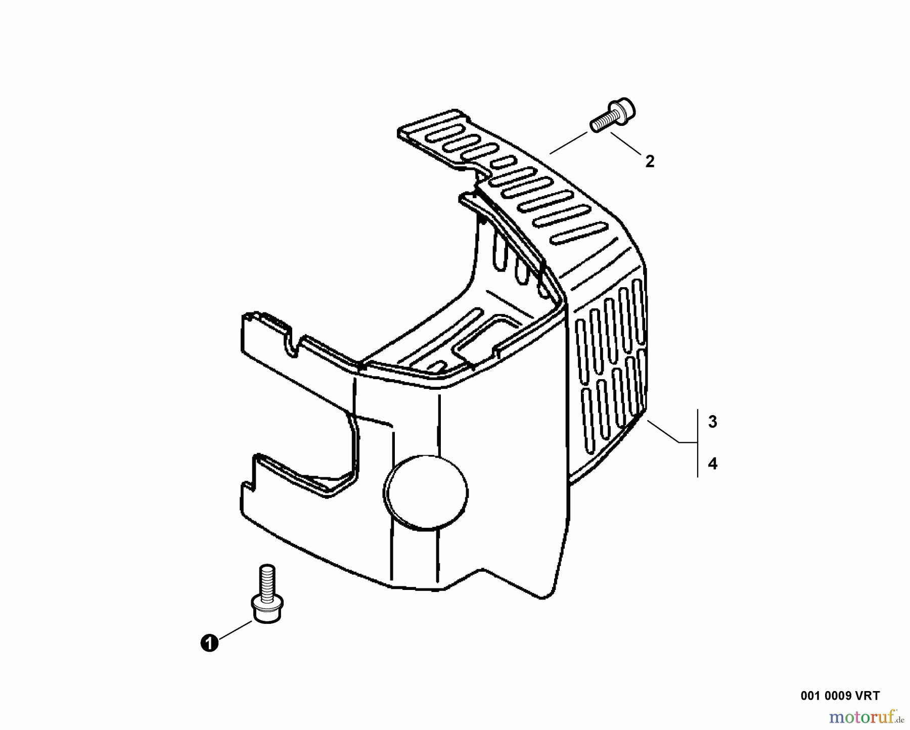 Echo Heckenscheren HC-150i - Echo Hedge Trimmer, S/N: S69911001001 - S69911999999 Engine Cover