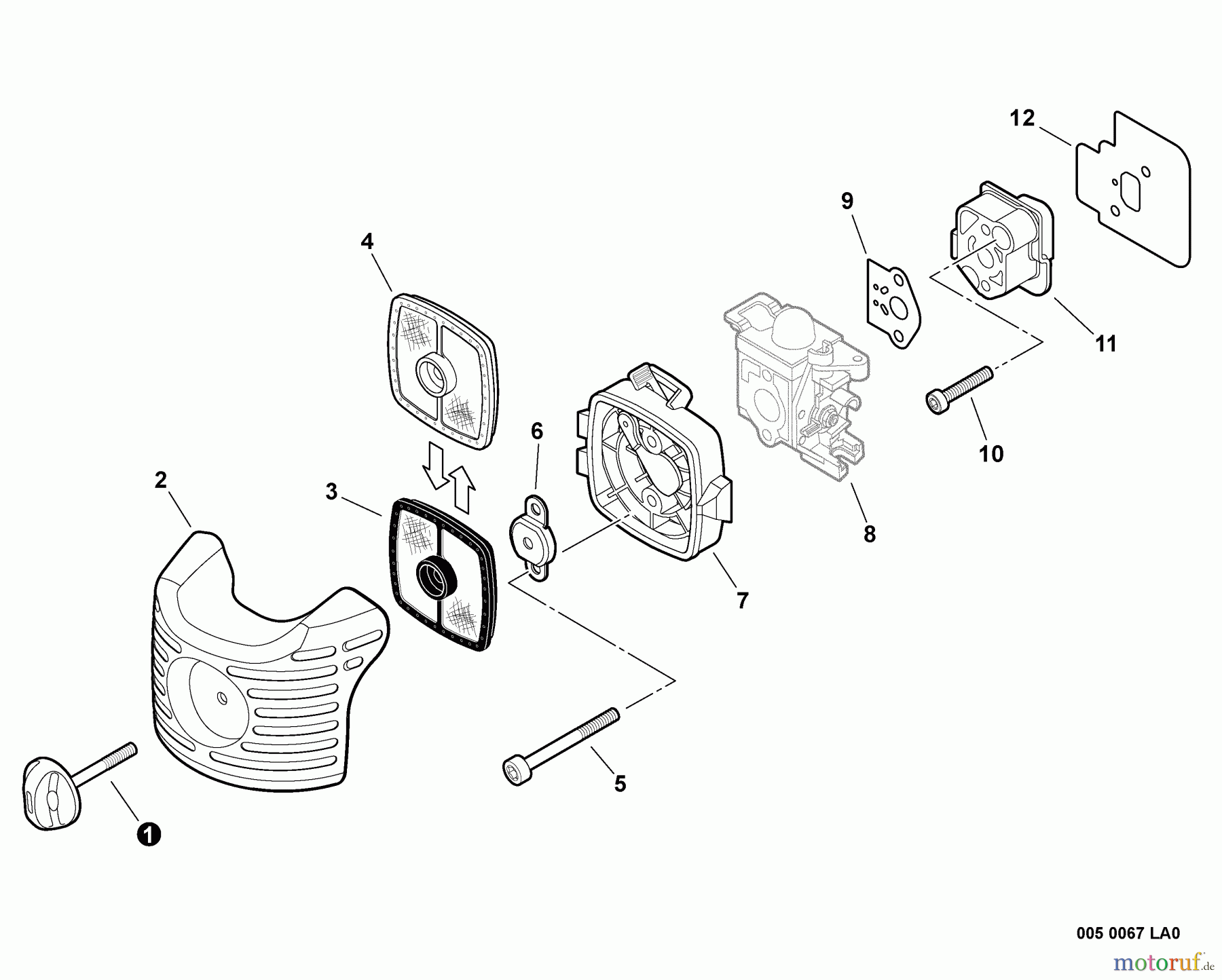 Echo Heckenscheren HC-152 - Echo Hedge Trimmers, Intake