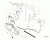 Echo HC-152 - Hedge Trimmers, S/N: S94111001001 - S94111999999 Ersatzteile Rear Handle, Ignition Switch, Throttle Cable