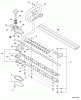 Echo HC-155 - Hedge Trimmer, S/N: S83713001001 - S83713999999 Ersatzteile Front Handle, Gear Case, Blades - 20" WITH Tip Guard
