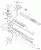 Echo HC-155 - Hedge Trimmer, S/N: S83713001001 - S83713999999 Ersatzteile Front Handle, Gear Case, Blades - 24" WITHOUT Tip Guard
