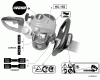 Echo HC-155 - Hedge Trimmer, S/N: S83713001001 - S83713999999 Ersatzteile Labels