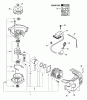 Echo HC-161 - Hedge Trimmer, S/N: 02001001 - 02999999 Ersatzteile Engine, Ignition, Short Block, Cylinder Cover