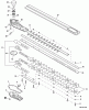 Echo HC-165 - Hedge Trimmer, S/N: S69411001001 - S69411999999 Ersatzteile Gear Case, Blades - WITHOUT Tip Guard