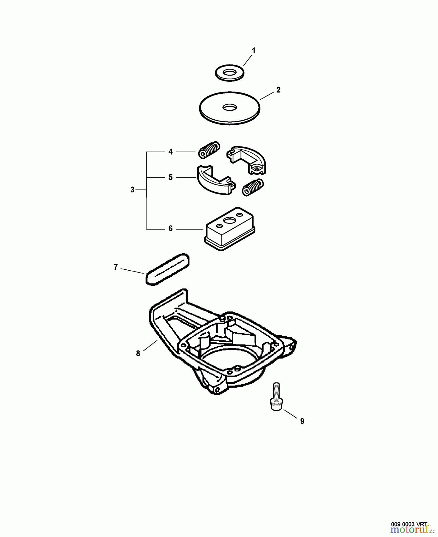 Echo Heckenscheren HC-160 - Echo Hedge Trimmer, S/N: S76912001001 - S76912999999 Clutch