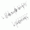 Echo HC-1800 - Hedge Trimmer (Type 1E) Ersatzteile Intake, Exhaust