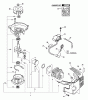 Echo HC-180 - Hedge Trimmer, S/N: 09001001 - 09999999 Ersatzteile Engine, Short Block, Ignition, Cylinder Cover