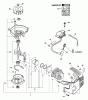 Echo HC-201 - Hedge Trimmer, S/N: 06001001 - 06999999 Ersatzteile Engine, Short Block, Ignition, Cylinder Cover