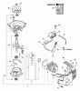 Echo HC-200 - Hedge Trimmer, S/N: 10001001 - 10999999 Ersatzteile Engine, Short Block, Ignition, Cylinder Cover