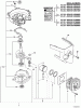 Echo HC-231 - Hedge Trimmer, S/N: 06001001 - 06999999 Ersatzteile Engine, Short Block, Cylinder Cover