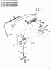 Echo HC-231 - Hedge Trimmer, S/N: 06001001 - 06999999 Ersatzteile Handle, Ignition Switch, Throttle Cable