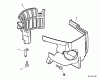 Echo HC-225 - Hedge Trimmer, S/N: S75912001001 - S75912999999 Ersatzteile Engine Cover, Debris Guard