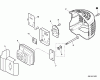 Echo HC-225 - Hedge Trimmer, S/N: S75912001001 - S75912999999 Ersatzteile Exhaust