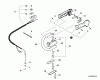 Echo HC-225 - Hedge Trimmer, S/N: S75912001001 - S75912999999 Ersatzteile Rear Handle, Throttle Control
