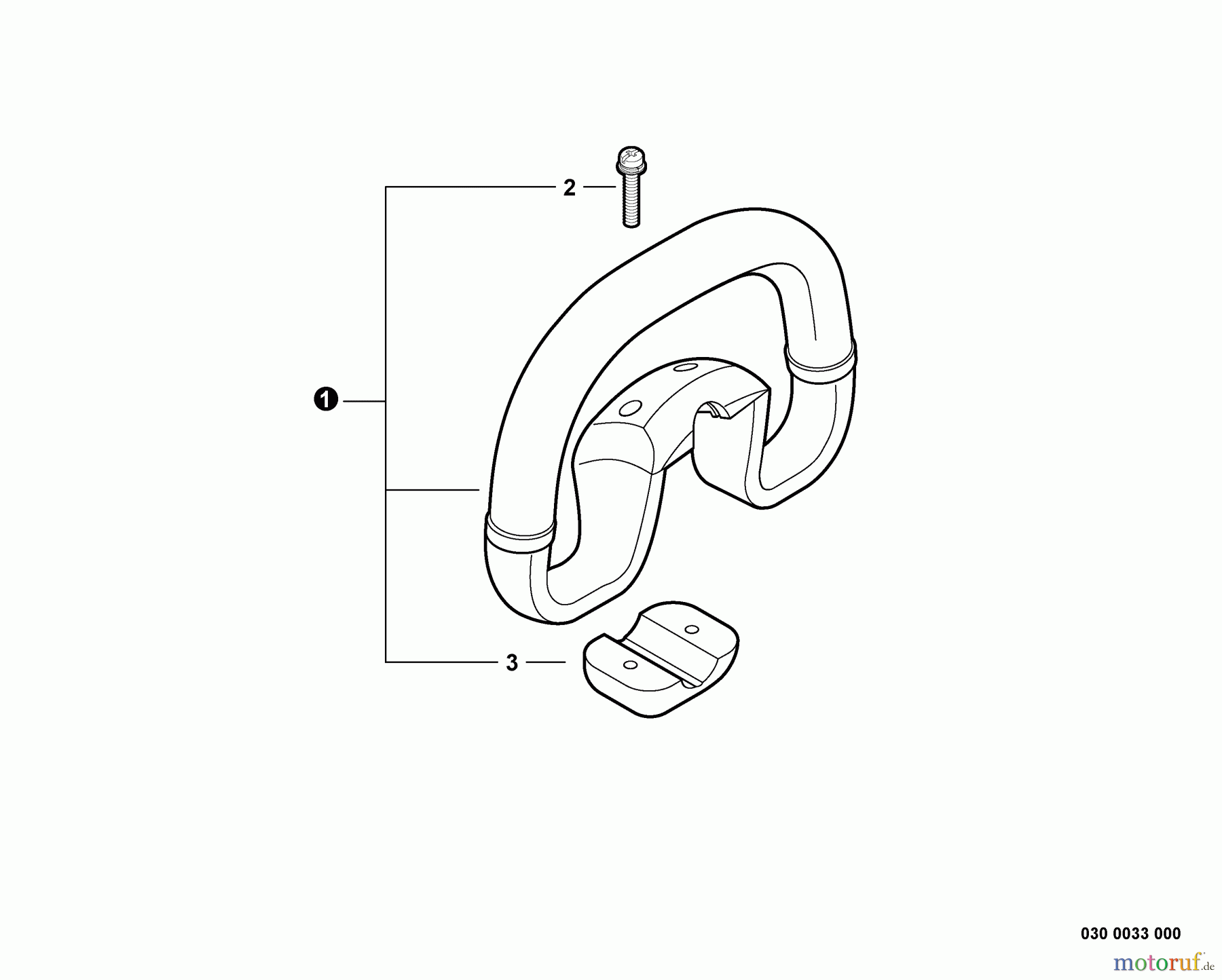 Echo Trimmer, Faden / Bürste SRM-266T - Echo String Trimmer, S/N: T43413001002 - T434131000000 Front Handle
