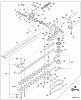 Echo HCA-266 - Hedge Trimmer, S/N: T43112001001 - T43112999999 Ersatzteile Gear Case, Blades