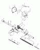 Echo SHC-1700 - Shaft Hedge Trimmer (Type 1) Ersatzteile Driveshaft, Handles, Throttle  S/N: 501001 - 504767