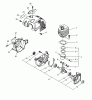Echo SHC-1700 - Shaft Hedge Trimmer (Type 1) Ersatzteile Engine, Fan Housing, Cover