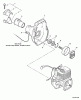 Echo SHC-210 - Shaft Hedge Trimmer, S/N: 07001001 - 07999999 Ersatzteile Fan Case, Clutch  S/N: 07001001 - 07001057