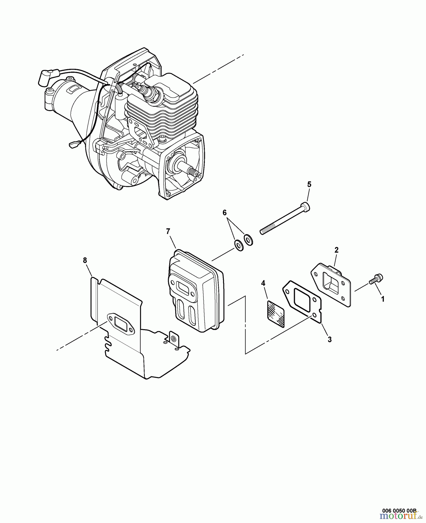 Echo Heckenscheren SHC-210 - Echo Shaft Hedge Trimmer, S/N: 10001001 - 10999999 Exhaust S/N: 10001001 - 10001100