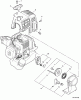 Echo SHC-210 - Shaft Hedge Trimmer, S/N: 07001001 - 07999999 Ersatzteile Engine Cover, Starter