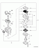 Echo PAS-260 - Power Unit, S/N: 04001001 - 04999999 Ersatzteile B - Carburetor -- WYJ-276  S/N: 04001029 - 04001365
