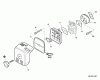 Echo PAS-260 - Power Unit, S/N: 04001001 - 04999999 Ersatzteile Intake  S/N: 04001029 - 04001365