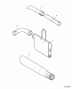 Echo ES-255 - Shredder/Vacuum, S/N: P18812001001 - P18812999999 Ersatzteile Blower Tubes, Suction Tubes, Dust Bag