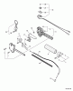 Echo PAS-260 - Power Unit, S/N: S68711001001 - S68711999999 Ersatzteile Control Handle, Throttle Cable, Ignition Switch