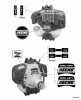 Echo SHC-260 - Shaft Hedge Trimmer, S/N: 05001001 - 05999999 Ersatzteile Labels