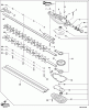 Echo SHC-266 - Shaft Hedge Trimmer, S/N: T43911001001 - T43911999999 Ersatzteile Blades, Gear Case