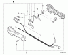 Echo SHC-266 - Shaft Hedge Trimmer, S/N: T43911001001 - T43911999999 Ersatzteile Control Handle, Control Cable Assembly  S/N: T43911001422 - T43911999999