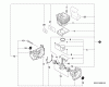 Echo SHC-266 - Shaft Hedge Trimmer, S/N: T43911001001 - T43911999999 Ersatzteile Engine, Short Block -- SB1102