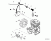 Echo SHC-266 - Shaft Hedge Trimmer, S/N: T43911001001 - T43911999999 Ersatzteile Flywheel, Ignition