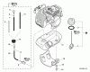 Echo SHC-266 - Shaft Hedge Trimmer, S/N: T43911001001 - T43911999999 Ersatzteile Fuel System  S/N: T43911001183 - T43911999999