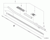 Echo SHC-266 - Shaft Hedge Trimmer, S/N: T43911001001 - T43911999999 Ersatzteile Main Pipe Asy, Flexible Driveshaft