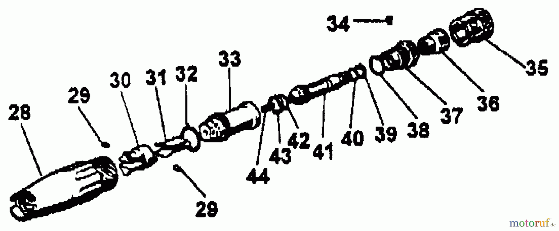Echo Hochdruckreiniger HPP-1890 - Echo Pressure Washer, S/N: 2457 - 2912 (1992 Models) Car Wash Nozzle