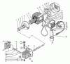 Echo HPP-1890 - Pressure Washer, S/N: 2457 - 2912 (1992 Models) Ersatzteile Crankcase, Crankshaft, Piston, Electric Motor, Switch