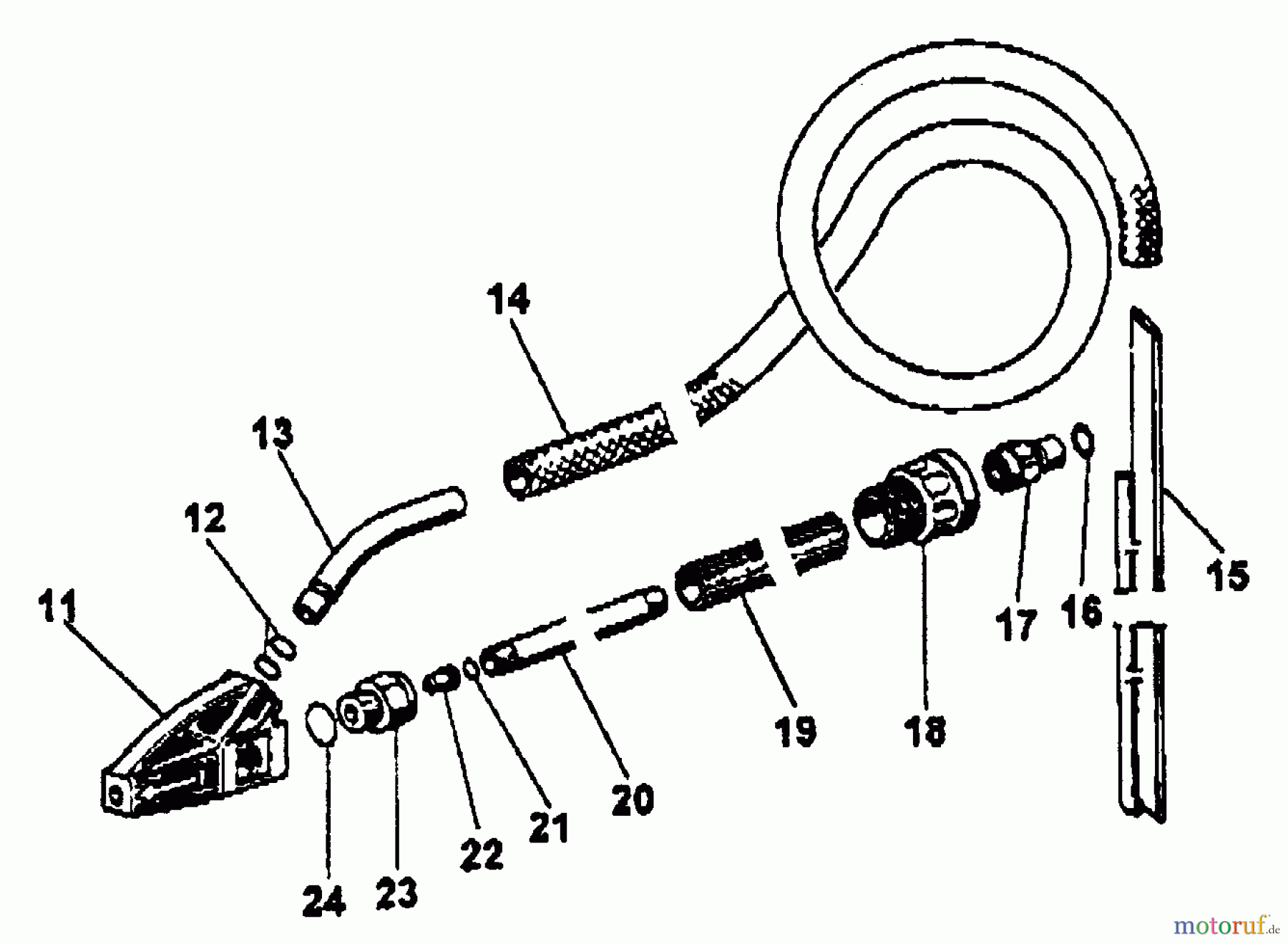 Echo Hochdruckreiniger HPP-1890 - Echo Pressure Washer, S/N: 2457 - 2912 (1992 Models) Sand Blast Kit