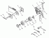 Echo CS-1201 - Chainsaw Ersatzteile Clutch, Chain Brake Assembly
