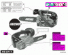 Echo CS-271T S/N: C26312001001 - C26312999999 Ersatzteile Labels