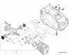 Echo CS-271T - Chainsaw, S/N: C21211001001 - C21211999999 Ersatzteile Engine, Engine Cover