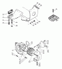 Echo CS-802S - Chainsaw Ersatzteile Engine, Exhaust