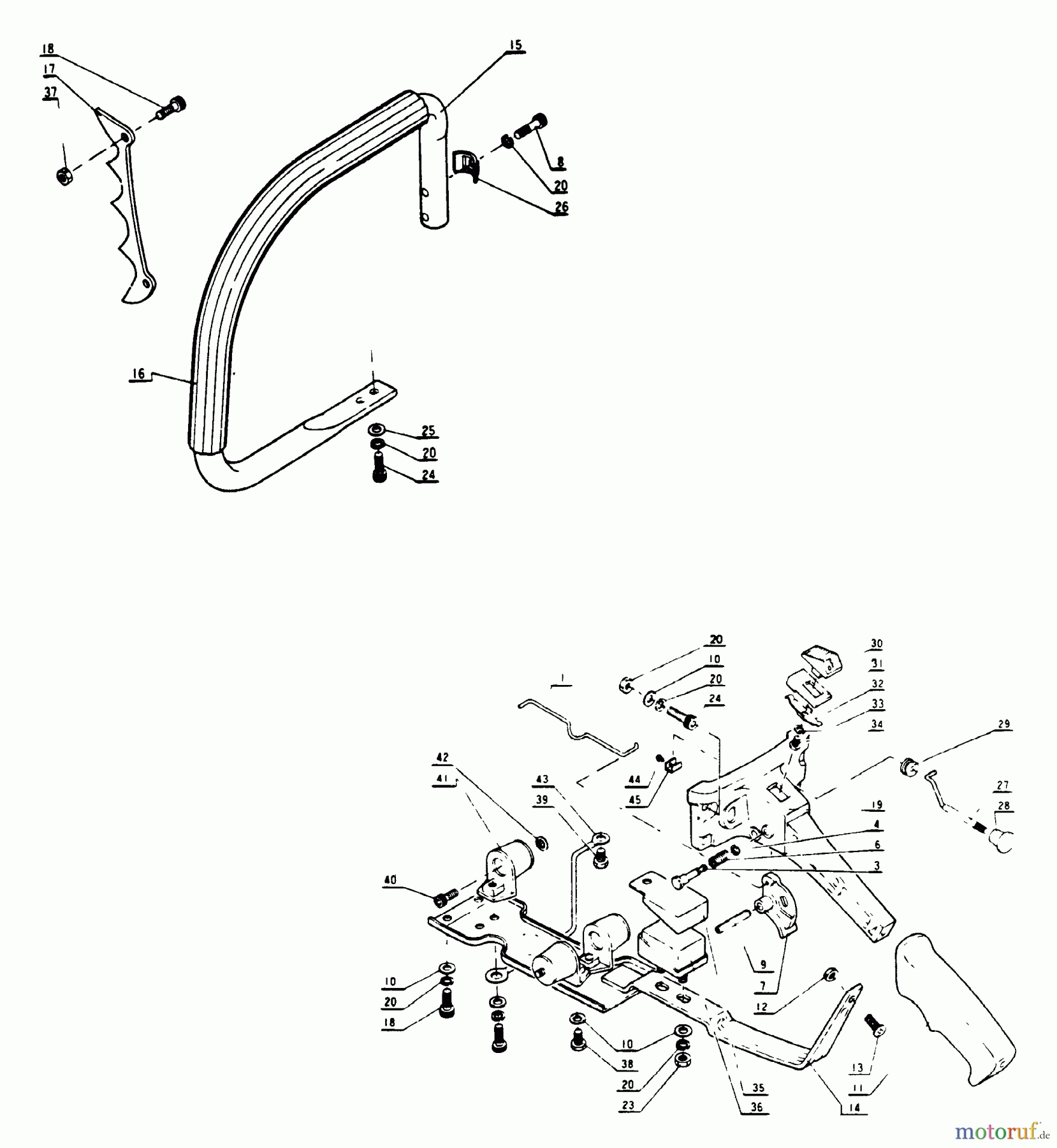Echo Sägen, Kettensägen CS-301 - Echo Chainsaw Handle