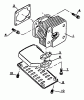Echo CS-302 - Chainsaw Ersatzteile Engine