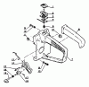 Echo CS-302 - Chainsaw Ersatzteile Handles, Rear