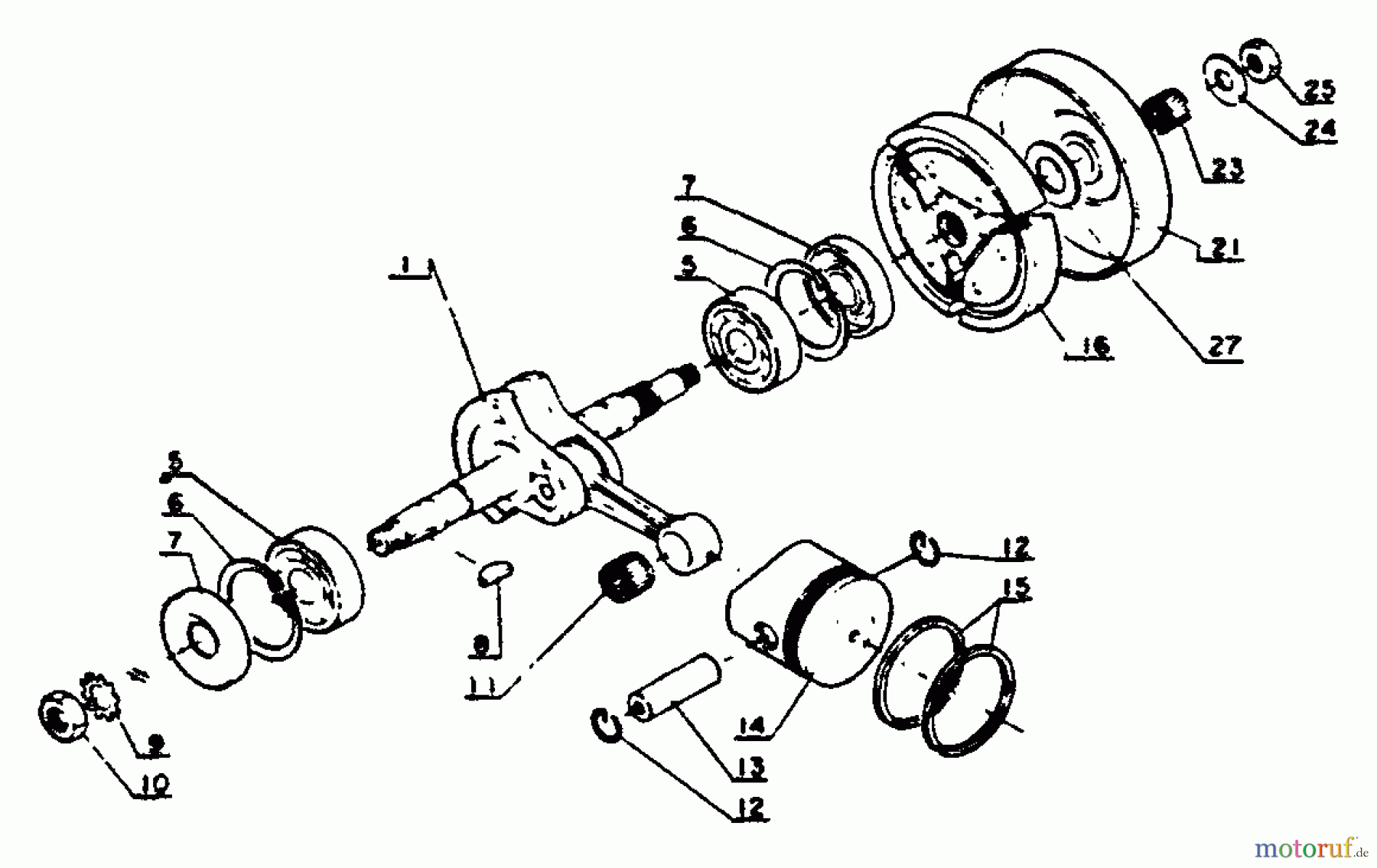Echo Sägen, Kettensägen CS-302S - Echo Chainsaw, S/N: 17501 - 30500 Clutch