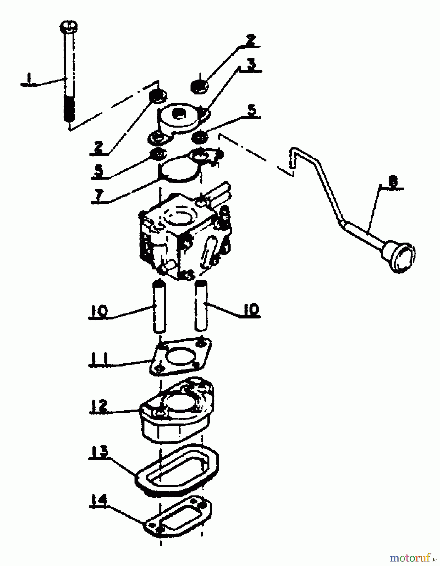 Echo Sägen, Kettensägen CS-302S - Echo Chainsaw, S/N: 17501 - 30500 Intake, Exhaust